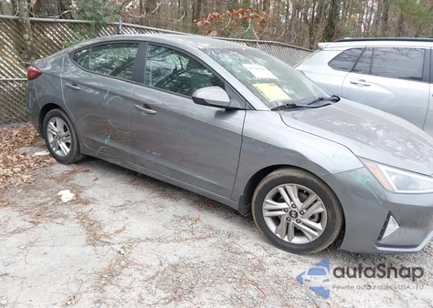 2019 Hyundai Elantra Sel from USA, damaged, VIN 5NPD84LFXKH454408